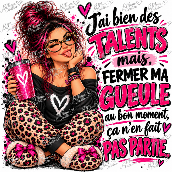 Fermer ma gueuele
