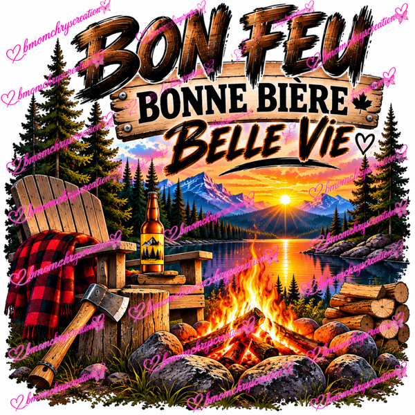 Bon feu bonne bière
