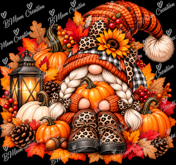Gnome automne t-shirt