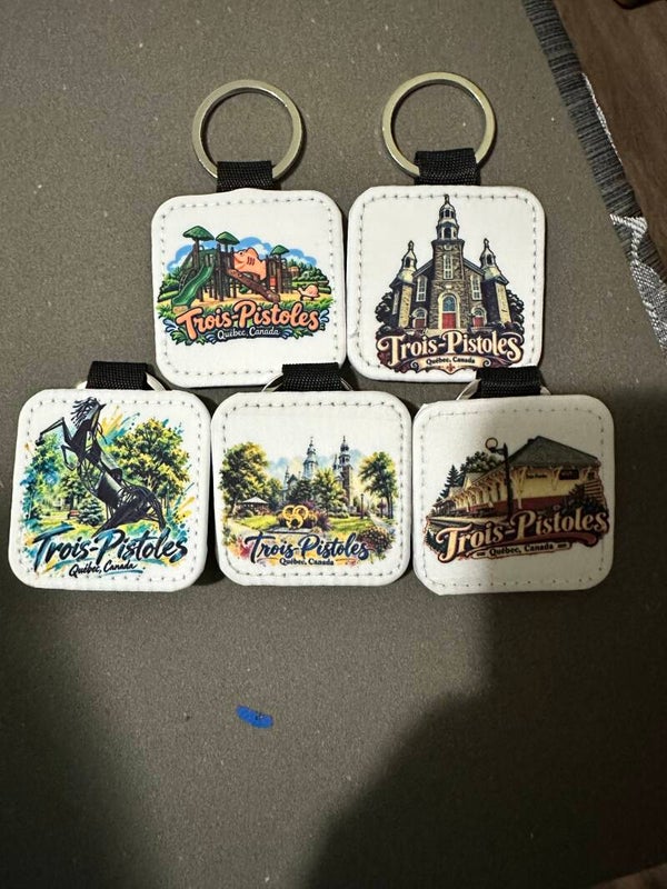 Porte clé couleurs personnalisé