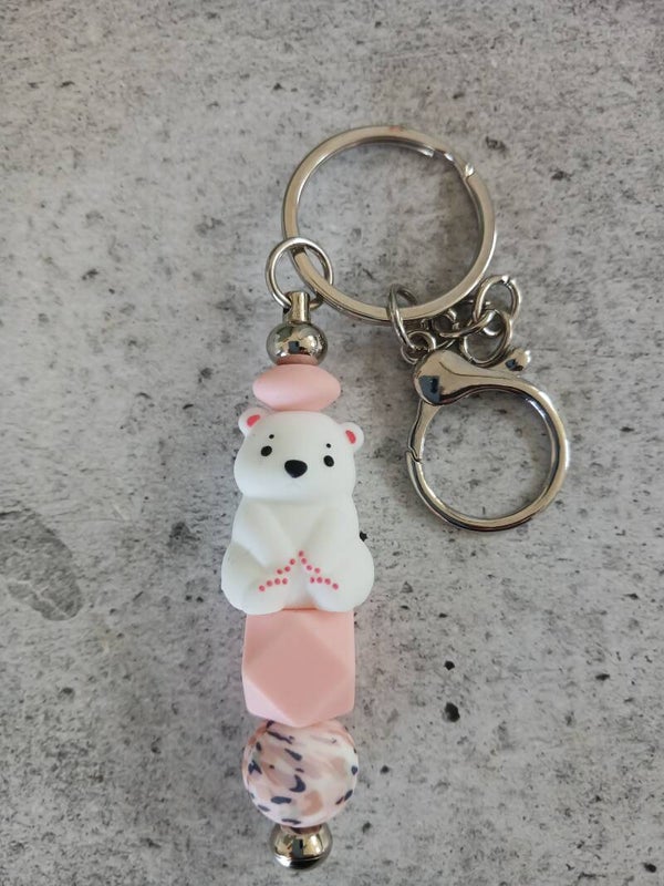 Item #036 Polar Bear keyring