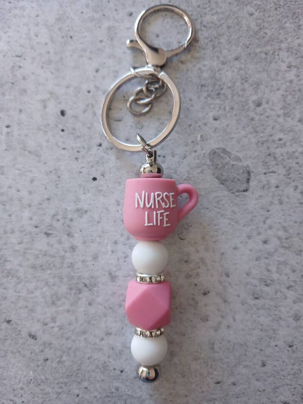 Item #076 Nurse Life Keyring