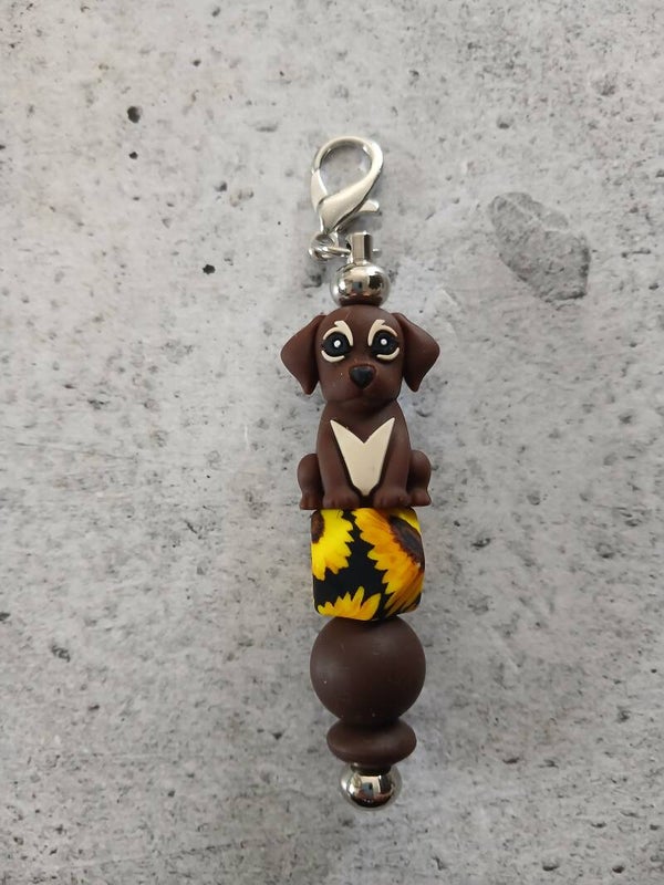 Item #C11 Bag/Keyring Clip Brown