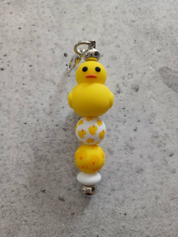 Item #C08 Rubber Ducky Bag/Keyring Clip