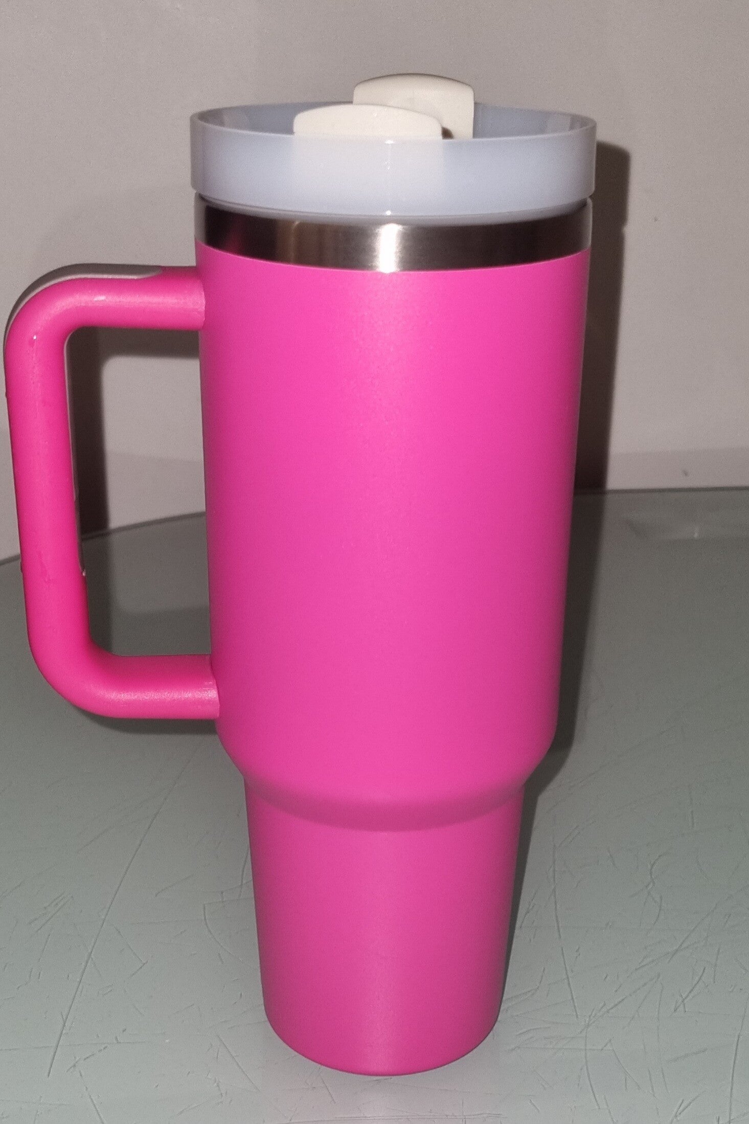 40oz hot pink insulated tumbler