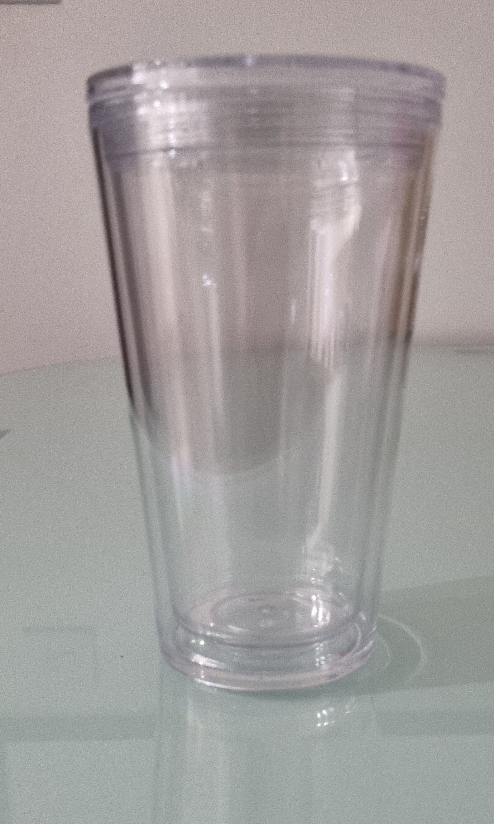16oz Acrylic tapered tumbler