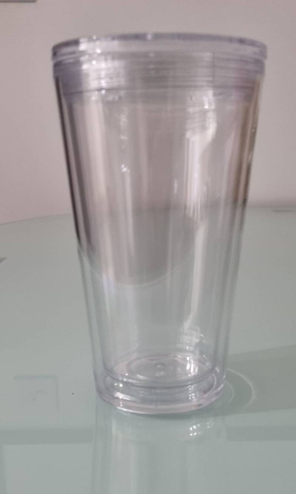 16oz Acrylic tapered tumbler