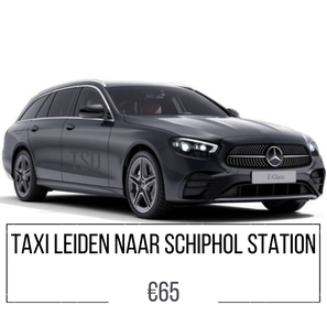 taxi station leiden to schiphol