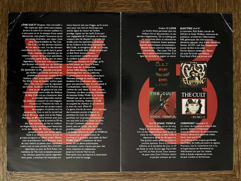 French promo sheet