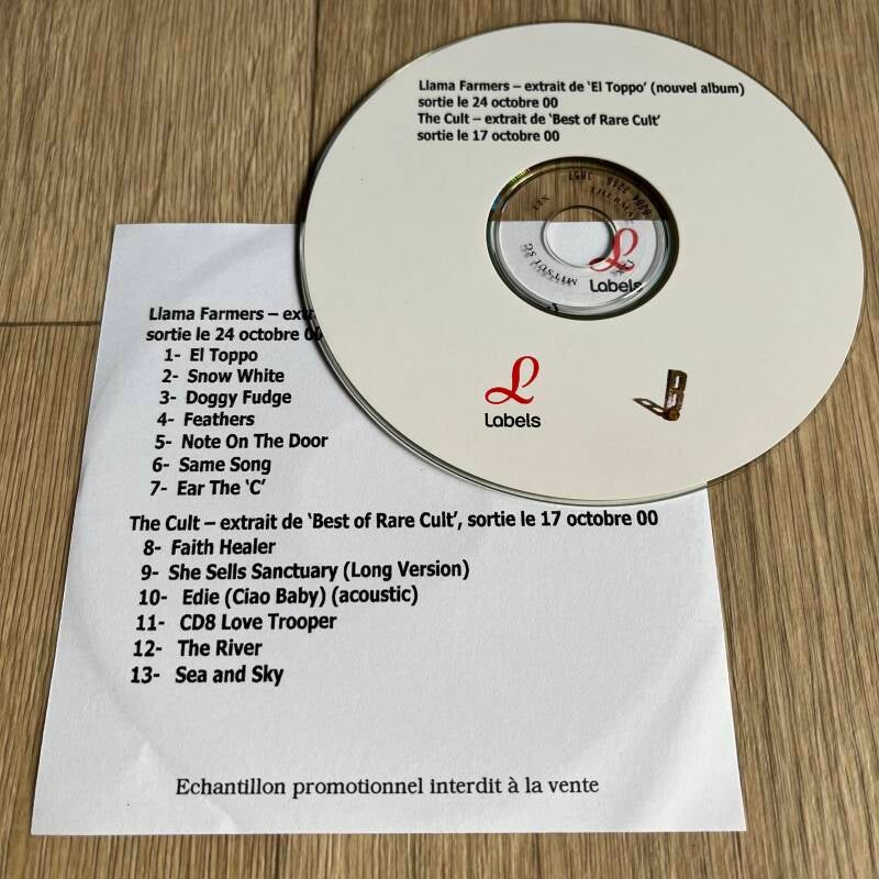 FRA 6 track promo cd w/ insert only