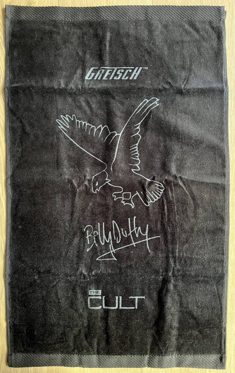 signed towel from the sinature Gretsch White Falcon release
