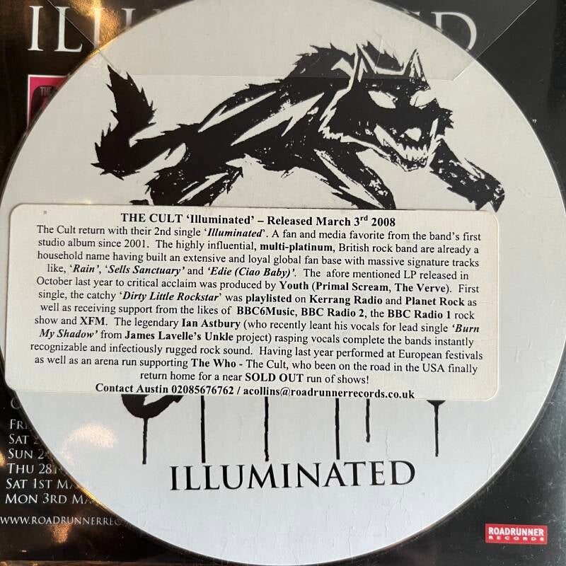 UK 1-track promo w/sticker