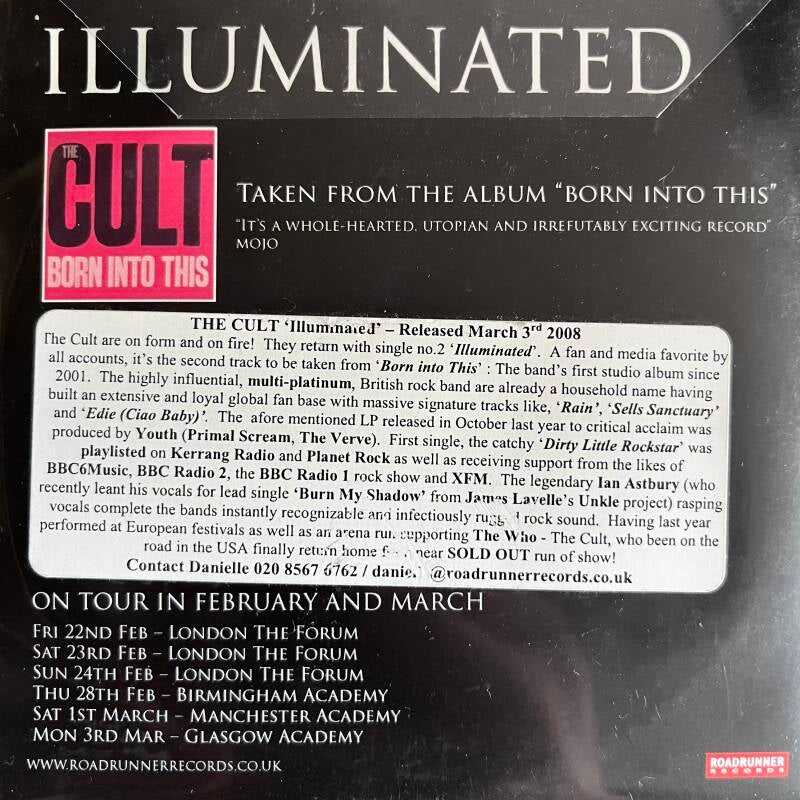 UK 1-track promo w/ slightly different sticker