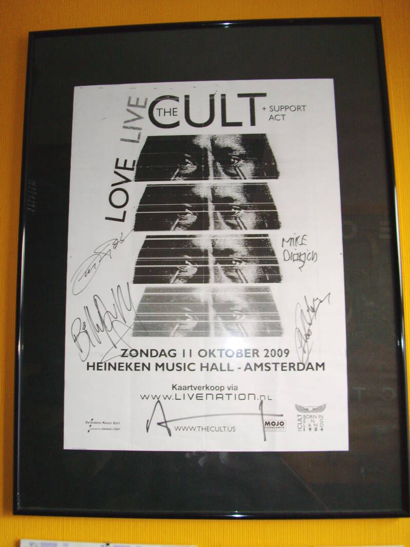 Signed poster meet and greet