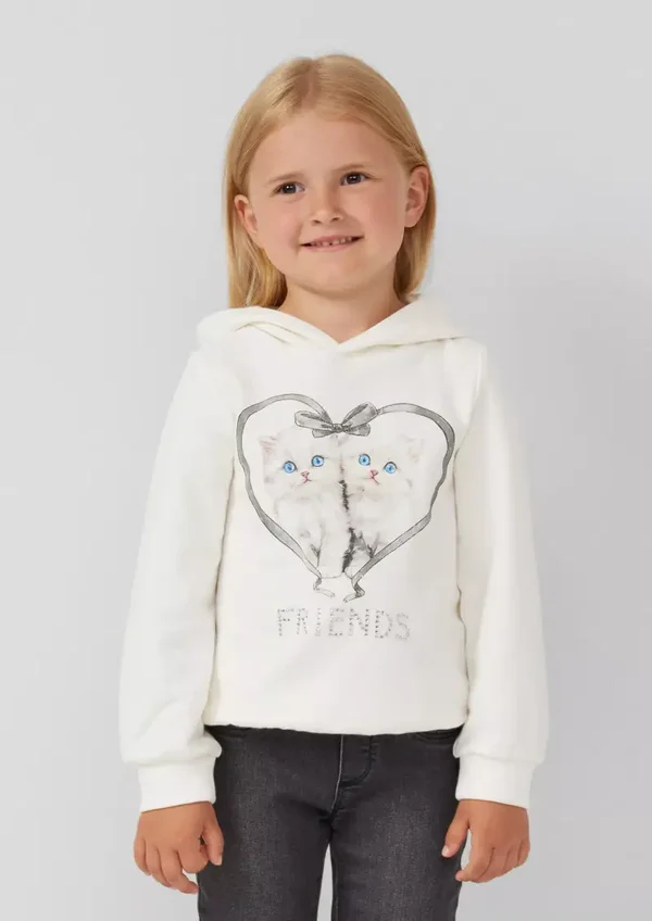 Hoody met poezen
