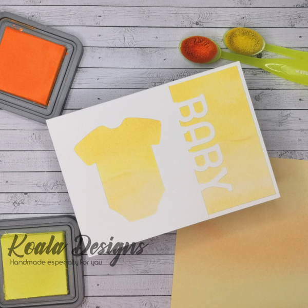 Baby romper yellow
