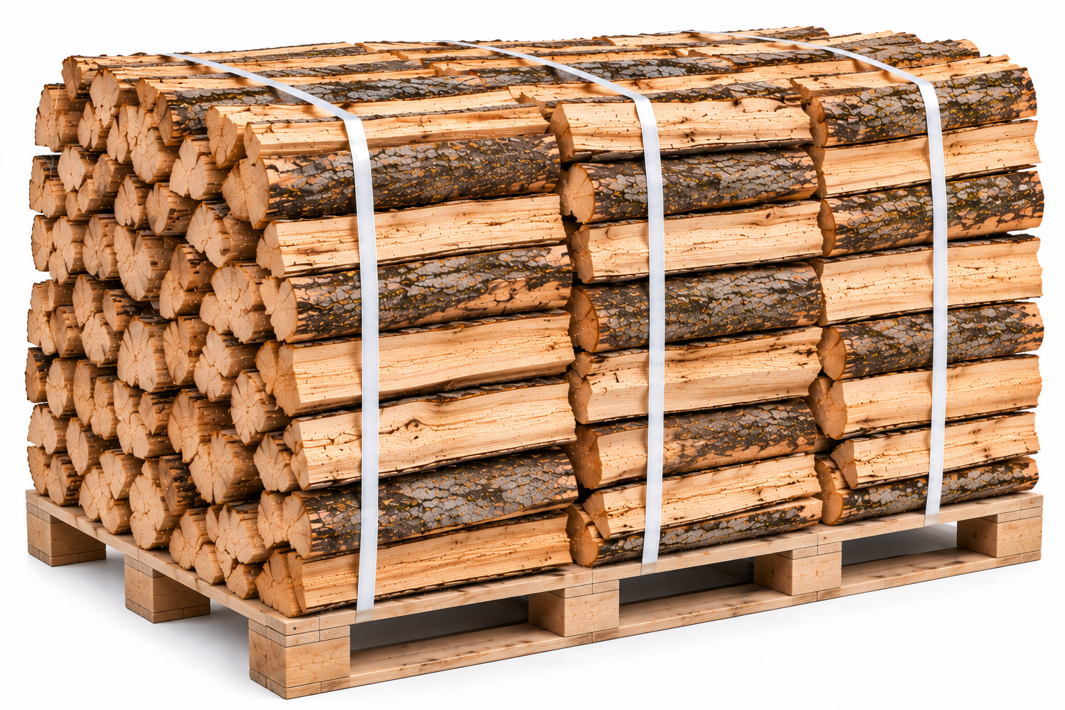 Bois de chauffage – 50 cm – fagots – 2 stères – 1,80 m³