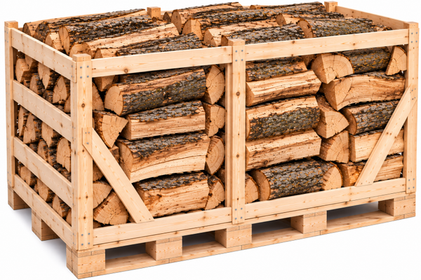 Bois de chauffage – 50 cm – caisse – 2 stères – 1,80 m³