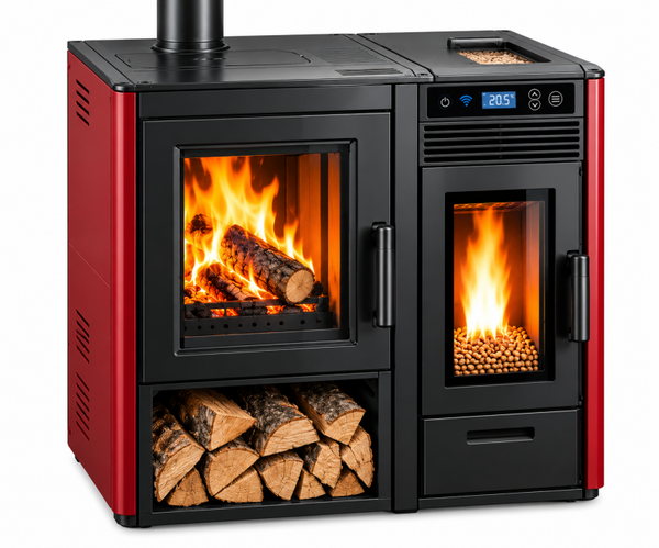 Poêle mixte bois & granulés – 7 kW
