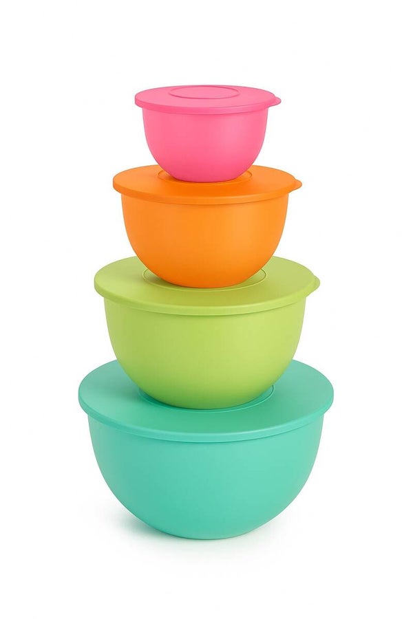 Set Trendy kommen (4) 7,5ltr + 4,3ltr + 2,5ltr + 1,3ltr