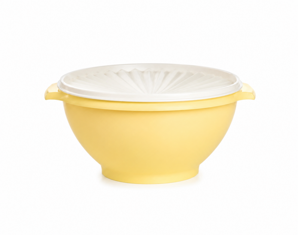 Tupperware vintage schaal met sterdeksel 1,9ltr / zonnedekschaal / zonnedeksel