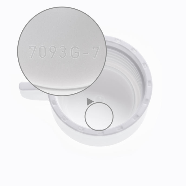 Tupperware schroefdop voor ecofles 500ml div kleuren