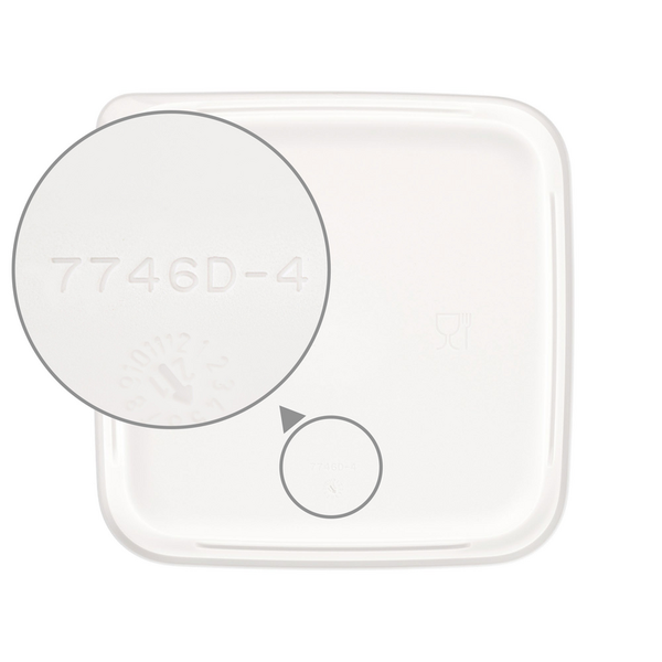 Tupperware Vierkant deksel Cubix