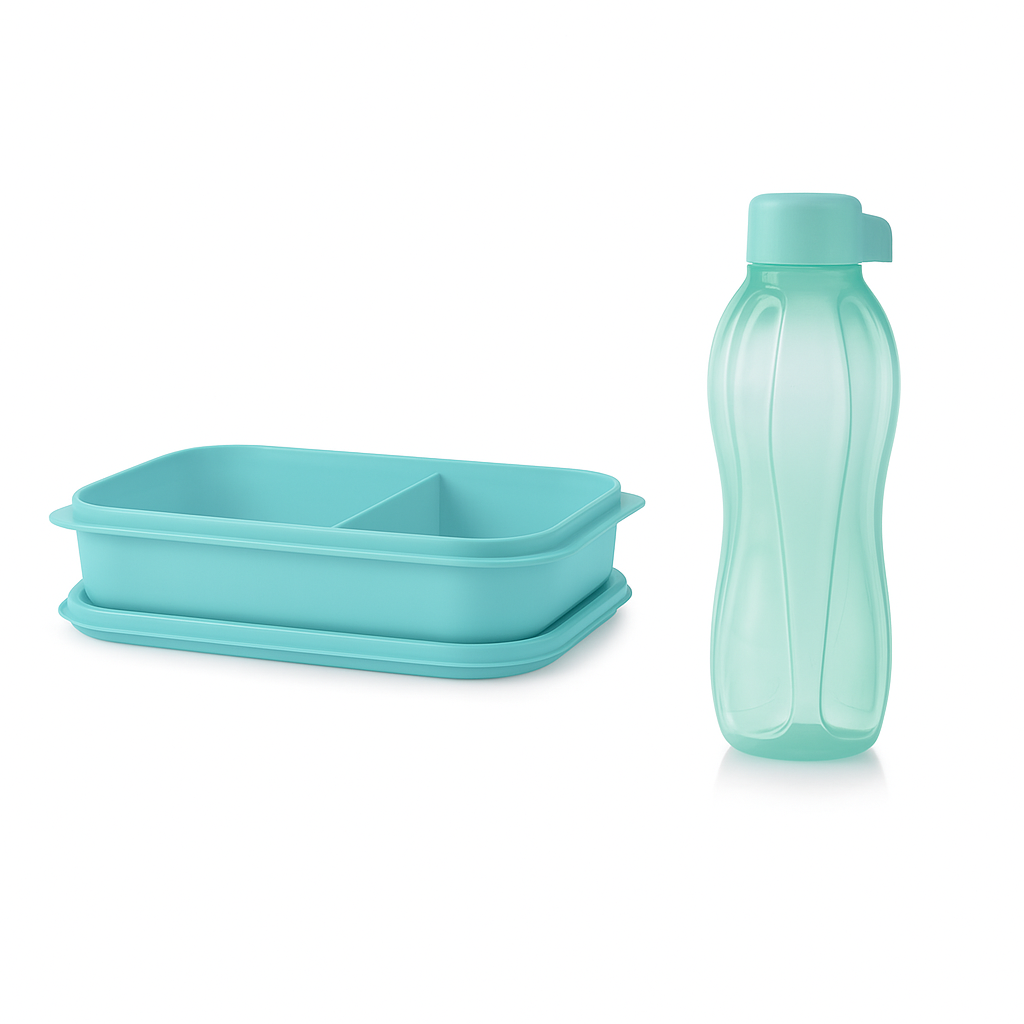 Tupperware Snack to go set (2) / Eco+ Snackbox + ecofles 500ml