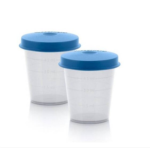 Tupperware Mini Bekers (2) / Frische-Behälter 60 ml (2) / minibekers 60ml