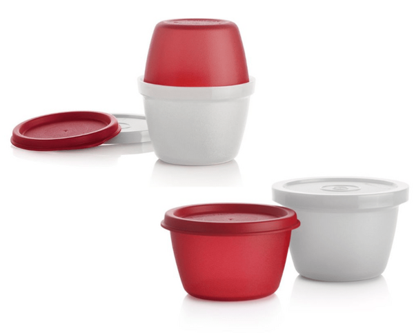Tupperware schudbeker / twee in 1