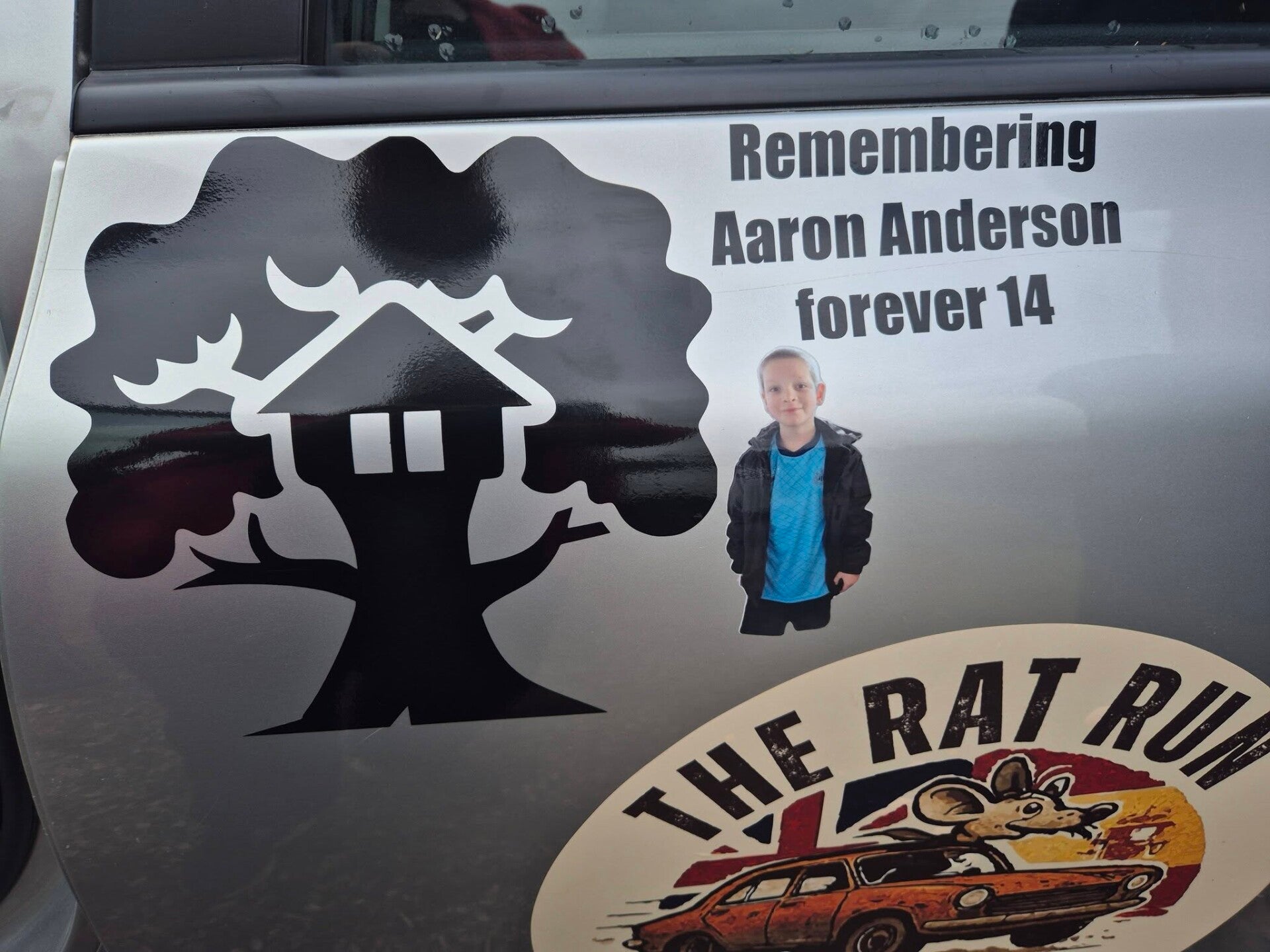 Message on the car!