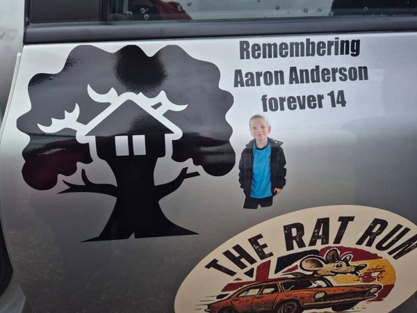 Message on the car!