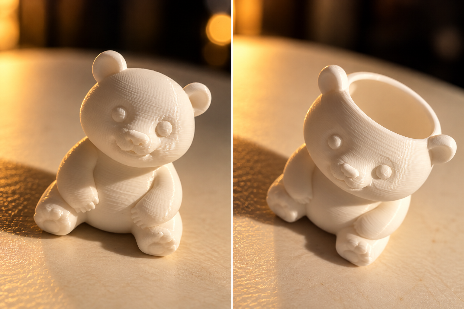 3D PRINTED TEDDY BEAR FIGURES