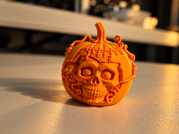 MINI SKULL PUMPKIN
