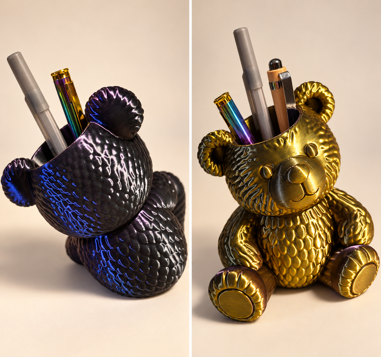 LARGE 3D-PRINTED PEN POTS