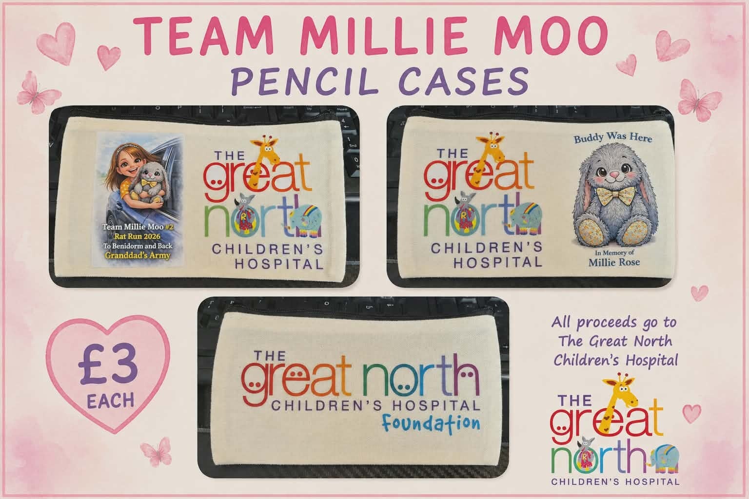 Team Millie - 2026 Pencil cases