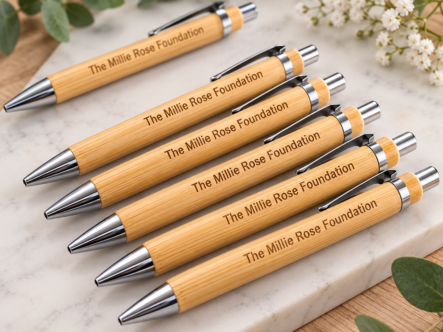 🎋 Personalised Bamboo Pens – The Millie Rose Foundation