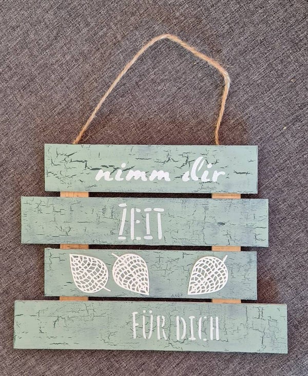 Schild "nimm dir Zeit für Dich"