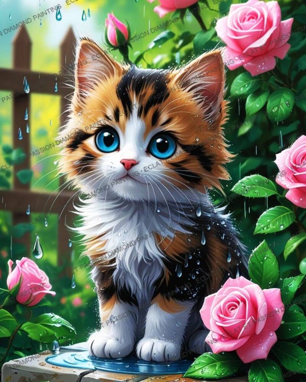 MINOU SOUS LA PLUIE