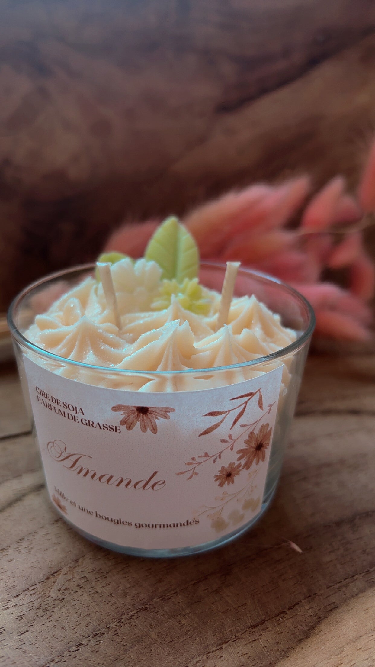 Bougie gourmande Amande