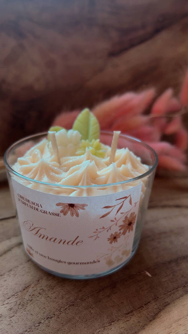 Bougie gourmande Amande