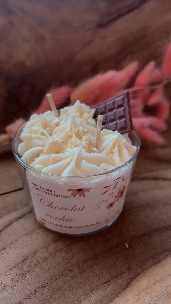 Bougie gourmande Chocolat cookie