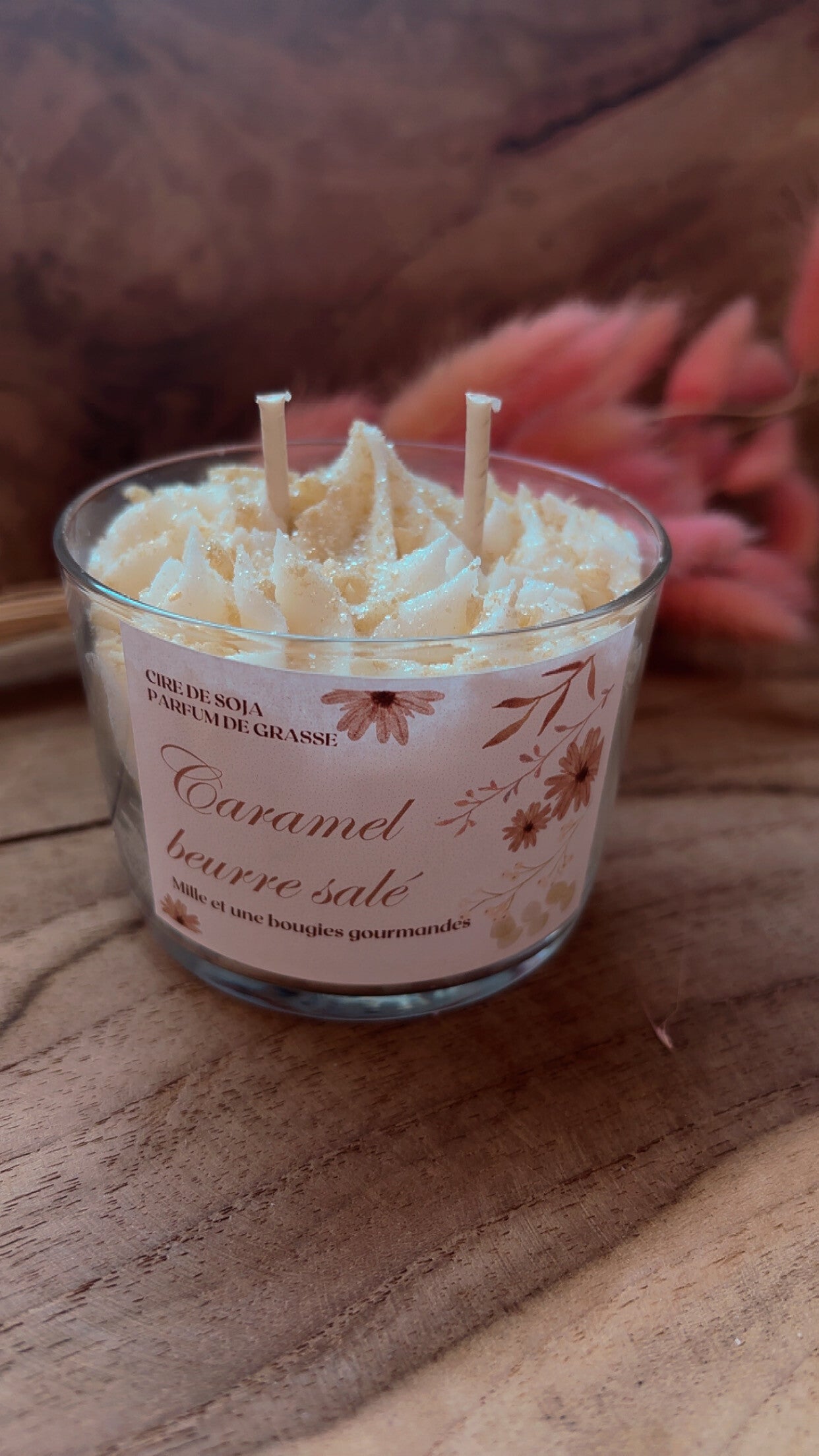 Bougie gourmande Caramel beurre salé