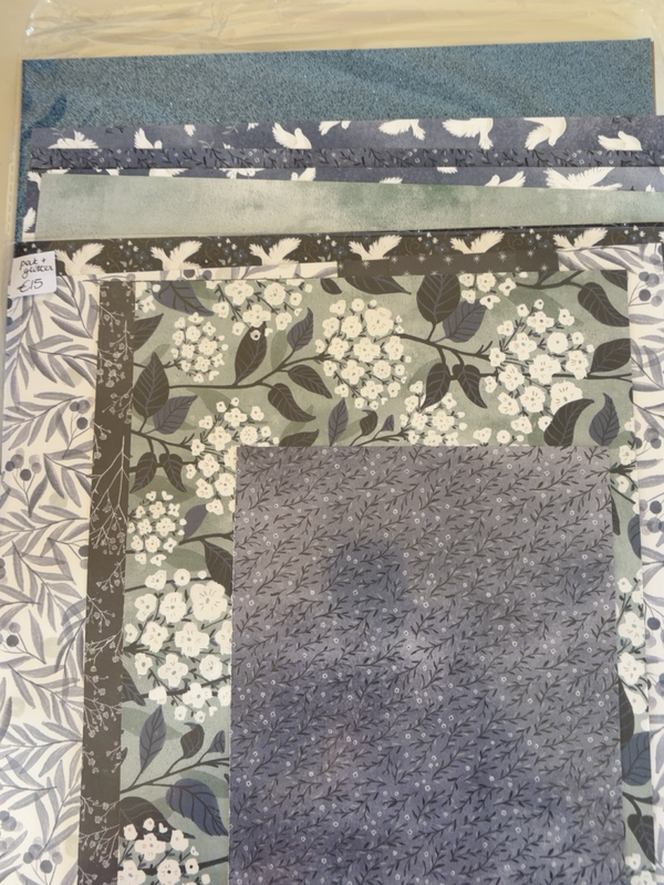 Peaceful Garden + bijhorend glitterpapier