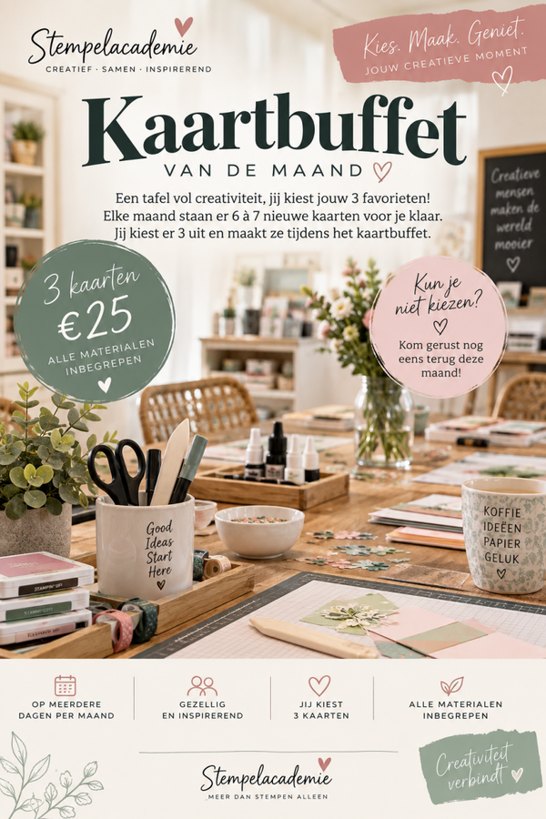 Kaartbuffet van de maand september
