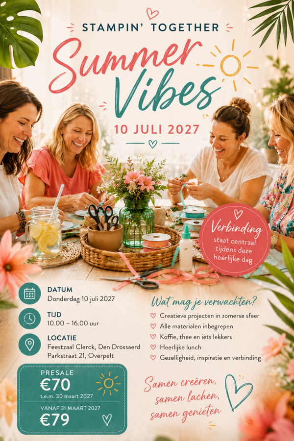 Stampin’ Together – Summer Vibes ☀️🌴 10/7/2027