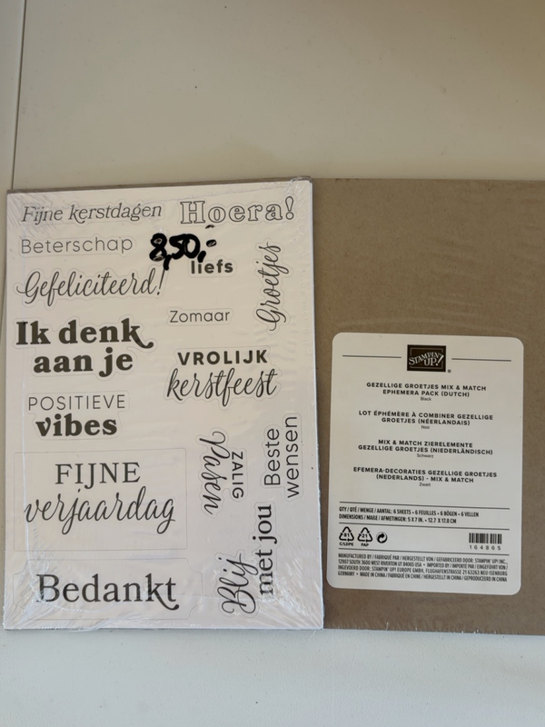 💬 Gezellige Groetjes – Mix & Match Ephemera