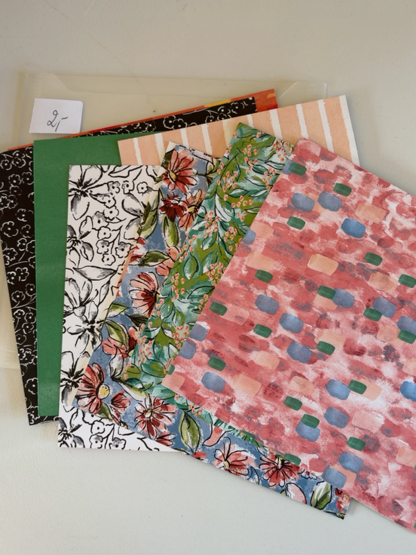 Restjes designpapier