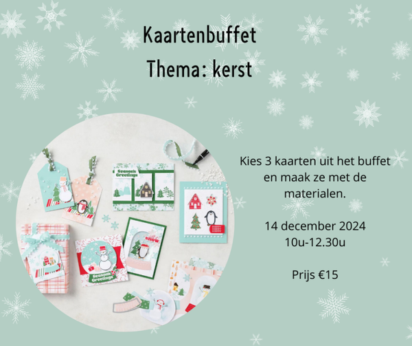 14/12 Kaartenbuffet Kerst