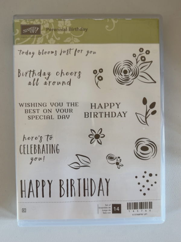 🎂 Perennial Birthday – stempelset